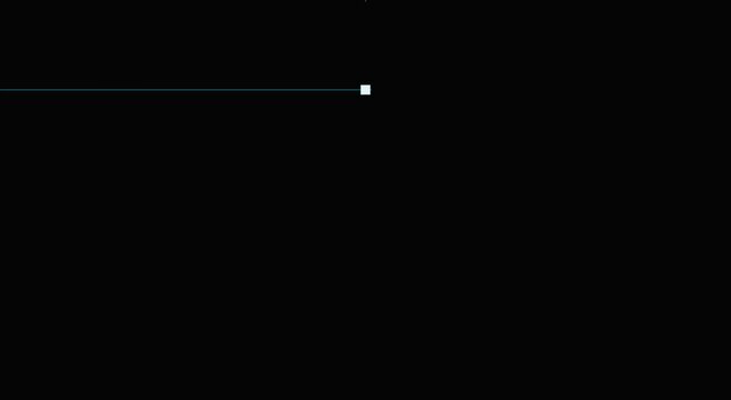 Minimalist digital crosshair target overlay for ui and hud animation