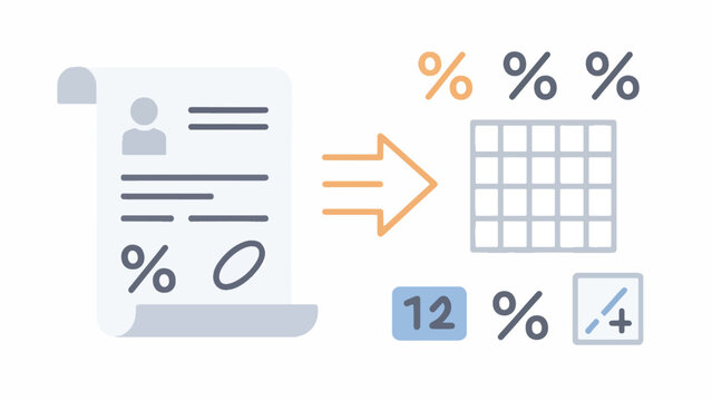 Business finance spreadsheet on laptop.