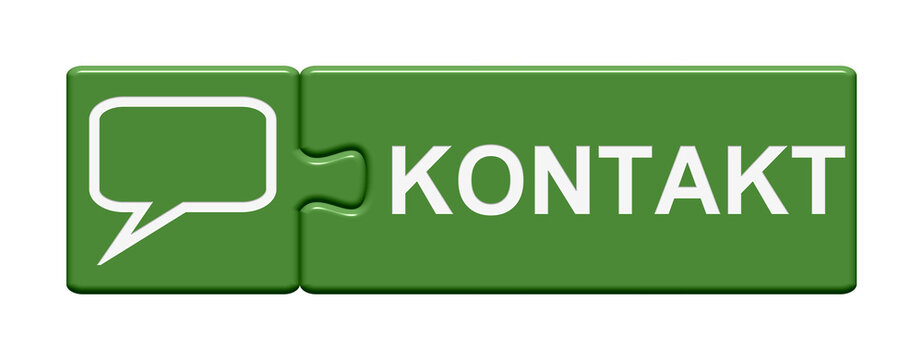 Puzzle Button gr&uuml;n: Kontakt