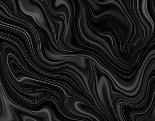 Obraz premium Black wavy abstract background texture.