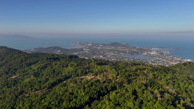 Chaweng, Chaweng Lake, Samui Airport, Koh Phangan and more from high up on Samui