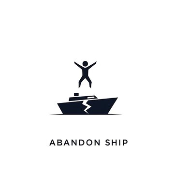 Man jumping off cruise ship.