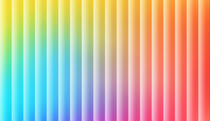 Bright and vibrant vertical rainbow gradient with seamless color transitions from yellow to red creating a lively spectrum © cicilia