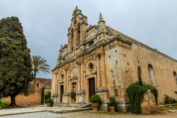 Fototapeta premium Historic Arkadi Monastery on Crete Island
