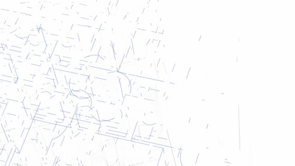 Fototapeta premium A blueprint architectural drawing on a white background with blue lines, architecture, development, plan, structure