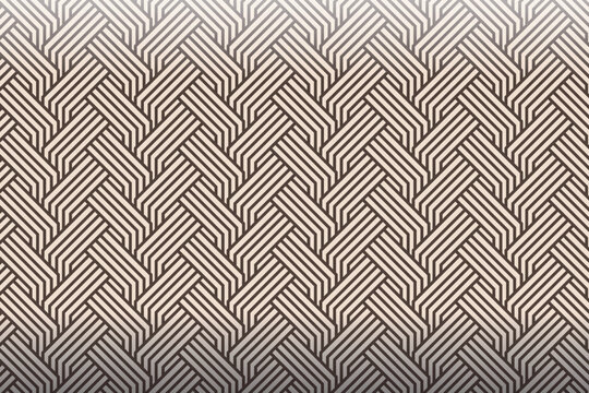 Geometric interlocking herringbone seamless line pattern