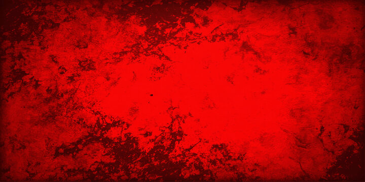A dark vintage wall design featuring a red grunge texture and aged paint pattern creates a grungy blood red wallpaper backdrop with a dirty textured art illustration for a decorative old paper look