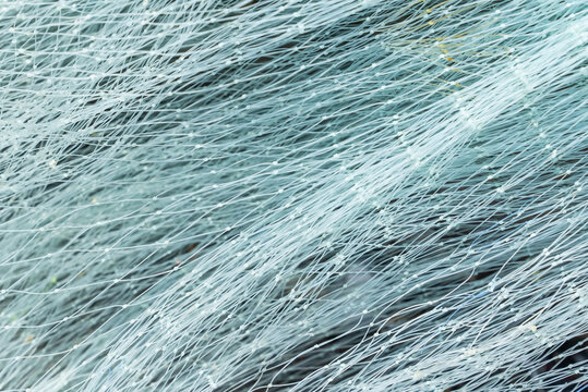 fishing net on the beach