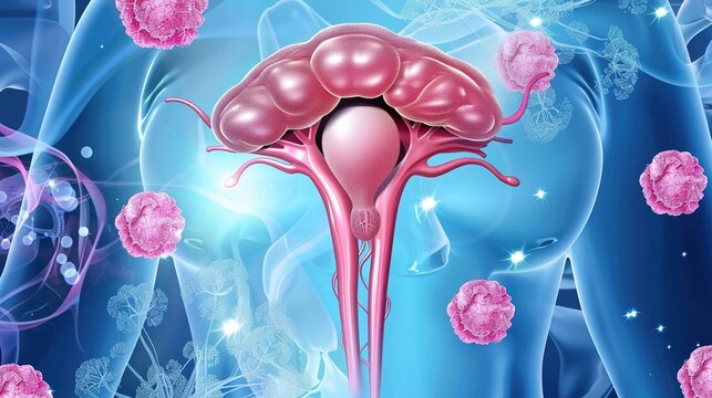 Uterine fibroids are common benign gynecological tumors growing on the uterine wall, closely associated with hormonal changes and female physiological health. They may cause menstrual irregularities, 