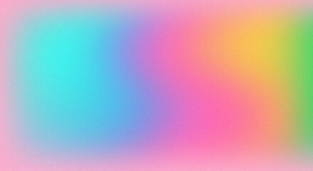 Obraz premium Smooth rainbow gradient background with pastel colors blending seamlessly grainy noise texture grunge gradient banner header, abstract poster cover backdrop design