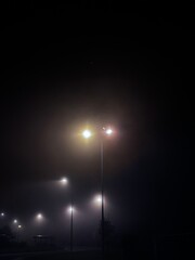 Naklejka premium Foggy lights