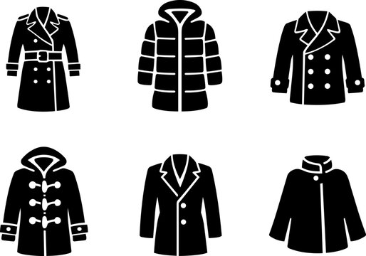 Winter coat and outerwear fashion icons

