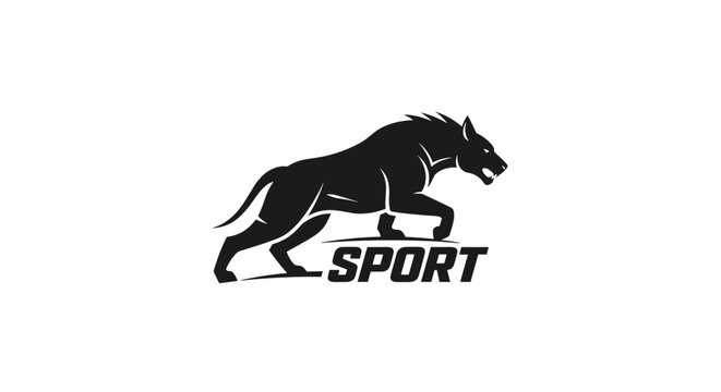 Black Horse Sport Logo Design.