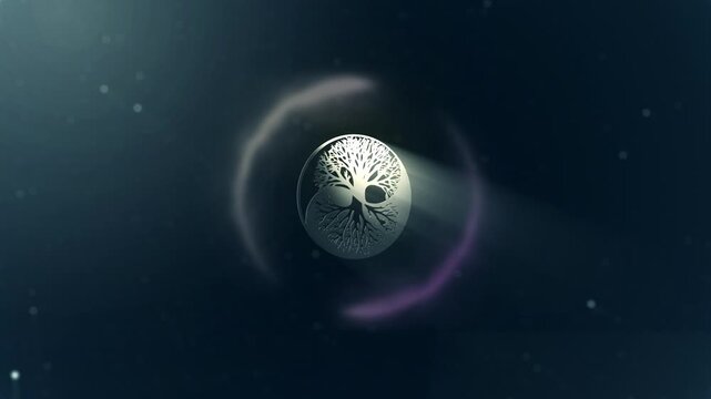 Tree of Life Yin Yang in the Akasha Realm symbolizes cosmic balance and sacred energy, ideal for meditation, yoga, and reaching spiritual harmony.