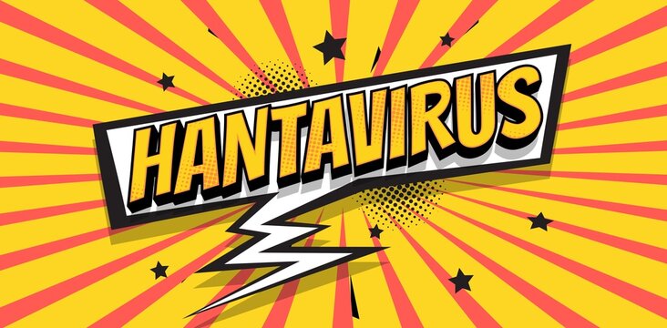 hantavirus 2026 banni&egrave;re (bulle BD rouge)