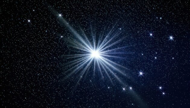 Brilliant Starburst in the Cosmos - A Celestial Spectacle of Light and Wonder.