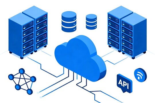 Cloud computing network diagram