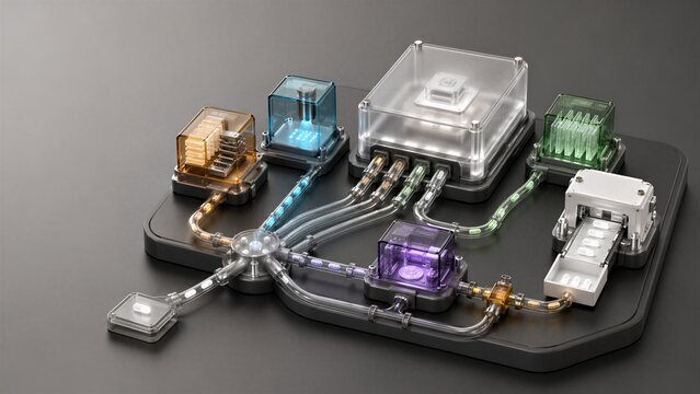 Autonomous Microstations Routing AI Agent Tasks for Enterprise Software