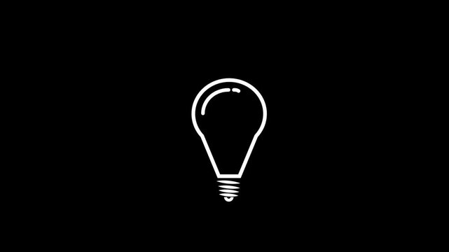 A white color location icon animation on the background .4k video