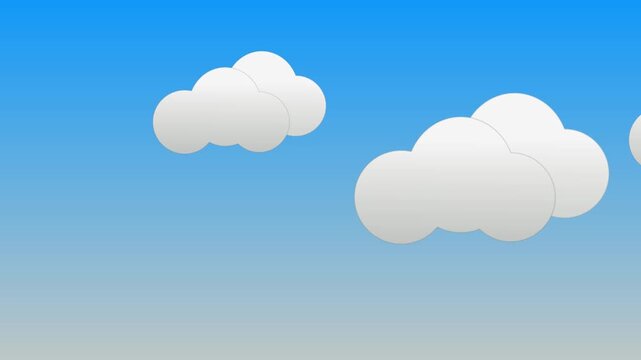 3d animation weather icon and isolated background