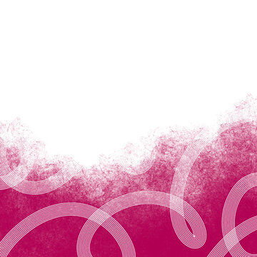 Abstract Magenta and Black Textured Background with Minimalist Swirl Lines and Copy Space