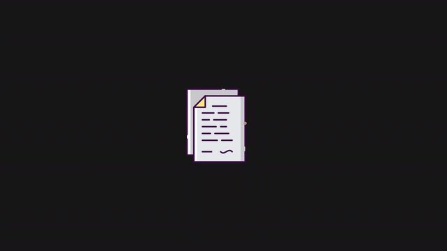 Animated Legal documents icon