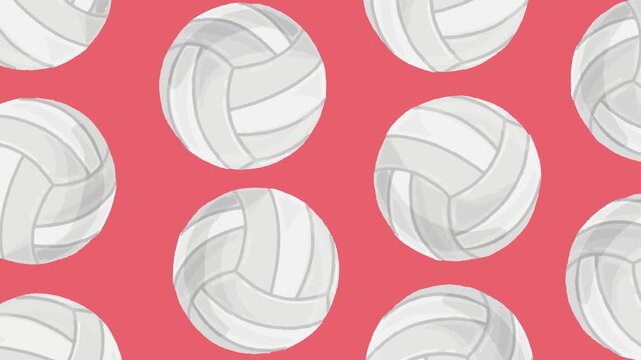 Hand-Drawn Volleyball Loop