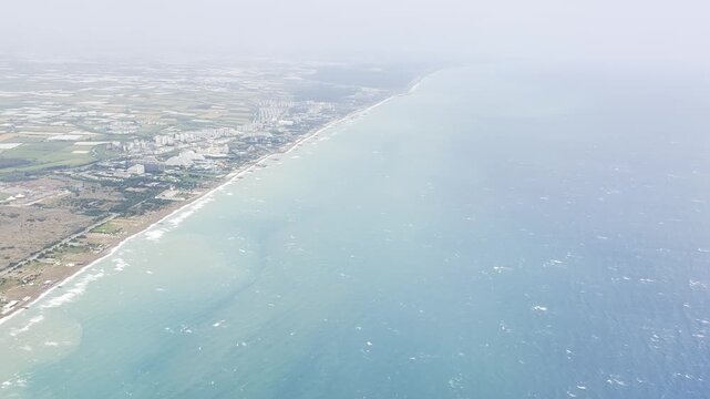 view from an airplane window