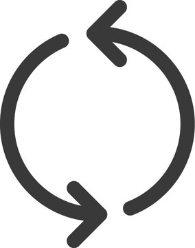 Black line arrow