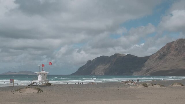 man on the beach