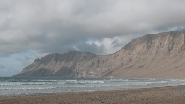 storm over the sea