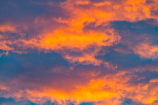Sunset skies display rich colors over the Antarctic Peninsula near Stonington Island in the Southern Ocean
