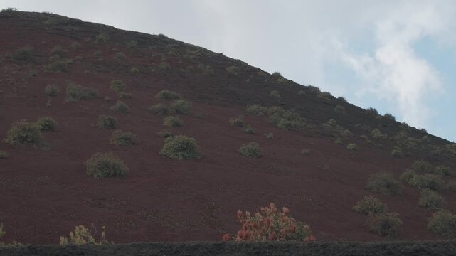 mountain landscape with clouds