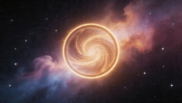 Cosmic vortex in space