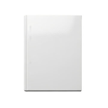 Simple blank white square icon shape graphic symbol isolated on transparent background