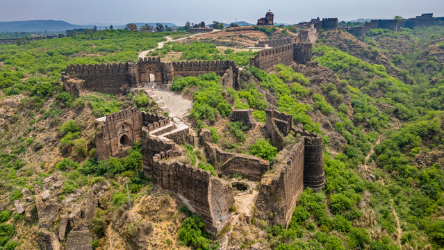 Rohtas fort showcases ancient architecture and landscape in Punjab, Pakistan with historic significance and rich heritage near Dina city