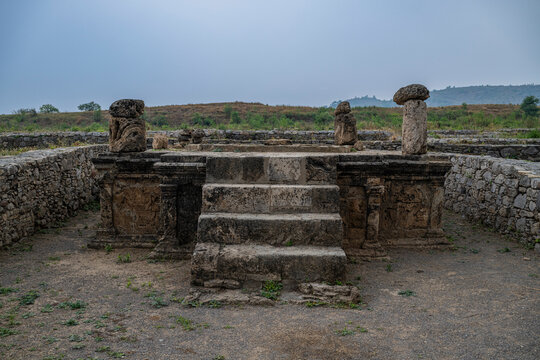 Exploring Sirkap archaeological site in Taxila offers insights into ancient civilization and its structures in Punjab, Pakistan