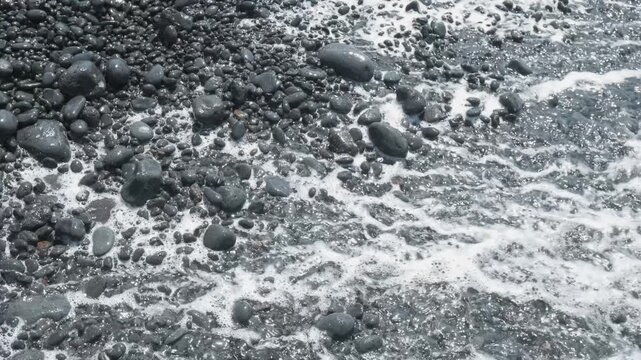 water drops on the rocks