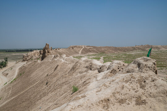 Exploration of ancient ruins in Balkh, former capital of Bactria and center of Buddhism in Afghanistan