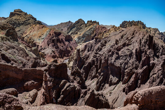 Exploration of Shahr-e Zuhak with its distinct rock formations and landscape in Bamyian, Afghanistan