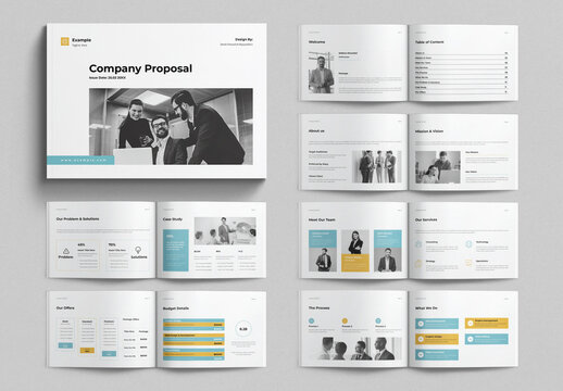 Company Proposal Template Landscape