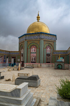 Visit to Mauolseum of Hakim Sanai in Ghazni, Afghanistan where visitors explore the courtyard and admire the architecture
