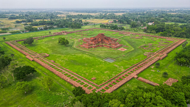 Exploring the ruins of Somapura Mahavihara in Bangladesh showcasing ancient Buddhist architecture and historical significance