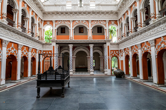 Exploring the beauty of historic architecture within the halls of Sonargaon in Bangladesh