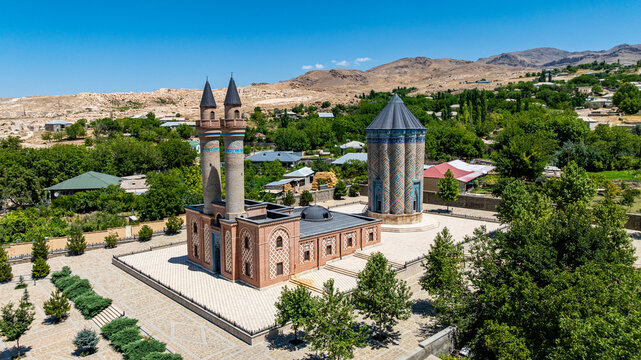 Mausoleum in Garabaghlar showcases unique architecture and historical significance in Azerbaijan's landscape