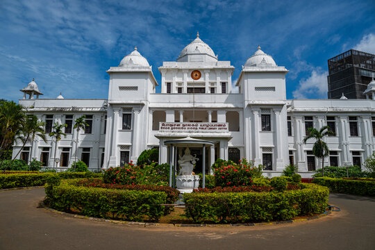 Public Library in Jaffna showcases architectural design and community space for learning and reading in Sri Lanka