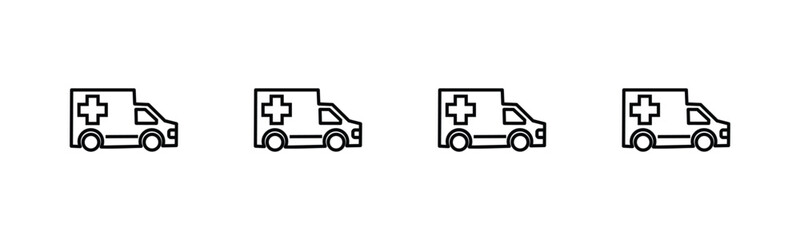 icon ambulance car © ana