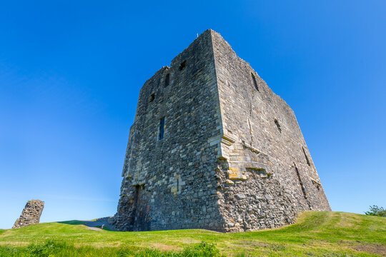 Explore Dundonald Castle in South Ayrshire with its strong stone walls and rich history