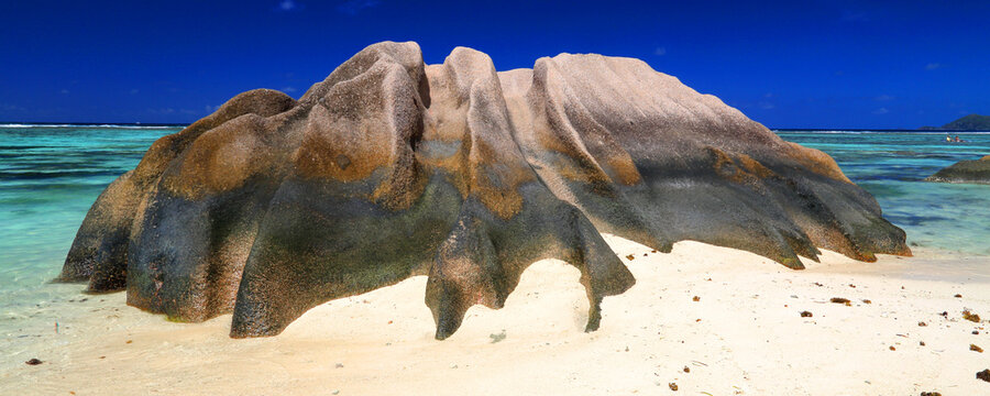 Visit to Anse Source dArgent beach with unique rock formations and clear turquoise water in Seychelles enjoying the natural beauty of the coastline