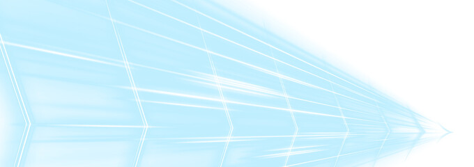 Fototapeta premium A luminous blue streak flashes across space, forming a high-speed light path. Flowing energy adds power and motion clarity. Perfect for cinematic visuals png